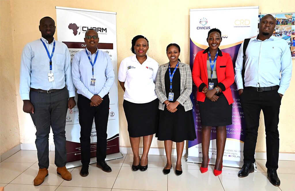 CHARM and CRD staff at their offices in Kigali, Rwanda.